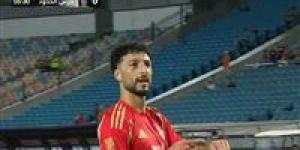 الدوري المصري الممتاز: وسام أبو علي يسجل الهدف الثالث للنادي الأهلي في مرمى حرس الحدود في الدقيقة 55