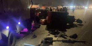 حادث مروع على دائري السلام.. مقطورة تدهس عدة سيارات