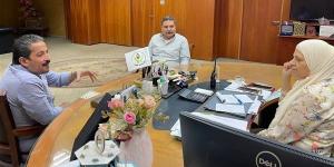 مياه بني سويف تبحث التعاون مع مصر الخير لتوصيل المياه للأسر الأولى بالرعاية