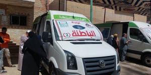 قافلة طبية لمتضرري الأمطار في قرية الوسطاني بدمياط