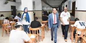 انضباط وهدوء بلجان كليات العلوم وطب الأسنان والتمريض بجامعة قناة السويس