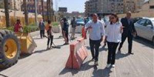 نائب محافظ الجيزة تتفقد موقع حادث اصطدام سيارة نقل بالجزيرة الوسطى