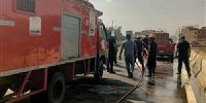 انقـ ـلاب سيارة محملة بمادة كاوية بالغربية