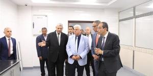 وزير التعليم العالي ومحافظ الفيوم ورئيس جامعة الفيوم يتفقدون مقر جامعة الفيوم الأهلية