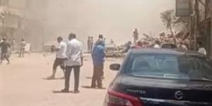 الاجهزه الامنيه تخلي العقارات المجاورة لعقار شبرا المنهار تحسبًا لأي ظروف طارئة