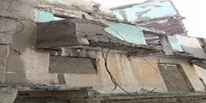 انهيار عقار مكون من 3 طوابق في شبرا مصر