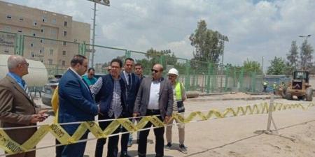 رئيس جامعة بنها يتفقد عددًا من المنشآت الجديدة بكفر سعد