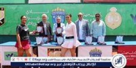 بحضور وكيل وزارة الشباب.. ختام بطولة الناشئين الدولية للتنس « Junior J60 » بنادي جزيرة الورد بالمنصورة