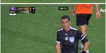 بعد انتهاء الشوط الأول.. تعليق ساخر من الدردير  على مباراة الزمالك والبنك الأهلي