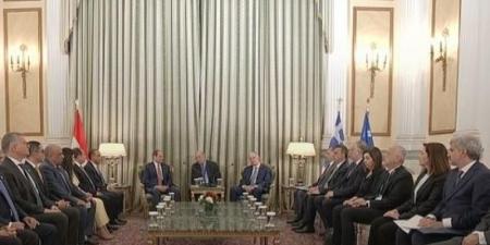 الرئيس السيسي يشيد بعمق العلاقات التاريخية بين مصر واليونان