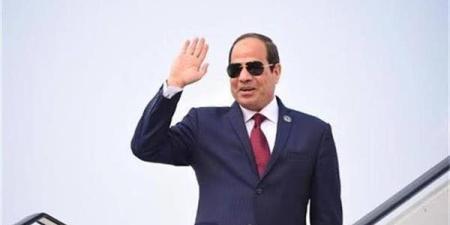 وصول الرئيس السيسي إلى أرض الوطن بعد زيارته لموسكو