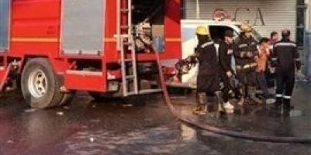 السيطرة على حريق بمخزن أدوات بلاستيك فى قويسنا بالمنوفية