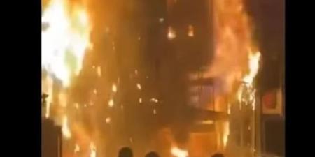 قرار عاجل من محافظ القاهرة بشأن حريق ميدان سفير بمصر الجديدة
