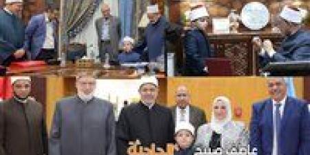 أجلسه على كرسي شيخ الأزهر.. وصية ووعد الإمام الطيب لوالد الطفل أنس حافظ القرآن والمتون (فيديو)