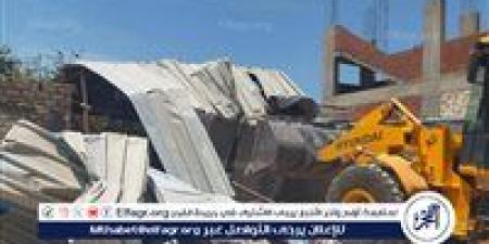 حملات مكثفة لإزالة التعديات على الأراضي بأحياء الإسكندرية