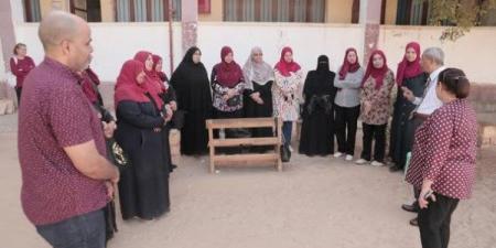 وكيل تعليم الوادي الجديد يتفقد مدارس الخارجة للوقوف على استعدادات الامتحانات