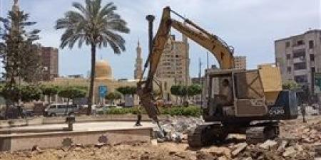 انطلاق المرحلة الثانية لتطوير الميدان الابراهيمى بدسوق بتكلفة 6 مليون و800 ألف جنيه