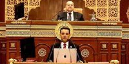 النائب أحمد سمير يستعرض أمام الشيوخ تقرير مشروع قانون خطة التنمية الاقتصادية والاجتماعية