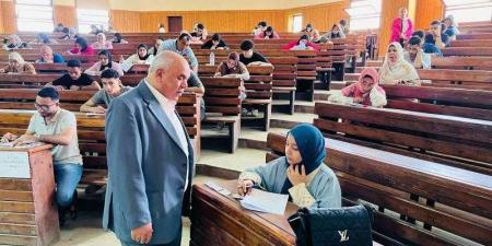 رئيس جامعة الدلتا التكنولوجية يتفقد سير ...
