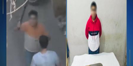 ضبط شخص تعدى على سيدة بالسب وتهديدها بسلاح أبيض أسفل محل سكنها فى دمياط