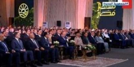 الرئيس السيسى: مستهدف إضافة 800 ألف فدان إلى الرقعة الزراعية سبتمبر المقبل