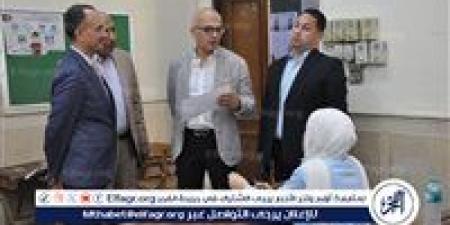 رئيس جامعة عين شمس يتفقد امتحانات الفصل الدراسي الثاني