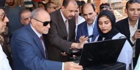 محافظ سوهاج يتفقد بدء أعمال تطوير وتجميل ميدان الخلوة بأخميم