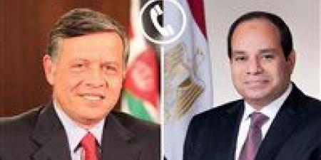 الرئيس السيسي والعاهل الأردني عبدالله الثاني يتبادلان التهنئة بعيد الأضحى