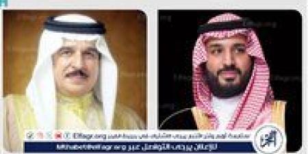 ولي العهد يتلقى اتصالًا هاتفيًا من ملك البحرين هنأه فيه بعيد الأضحى المبارك