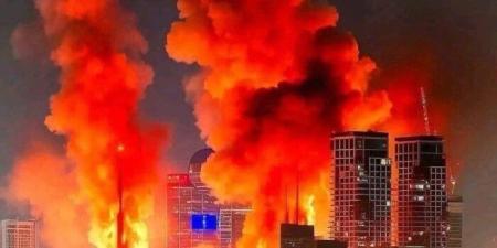اندلاع حرائق ودمار بمواقع عدة فى تل أبيب جراء الهجوم الصاروخى الإيرانى