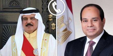 الرئيس السيسي يجري اتصالاً هاتفياً بملك البحرين