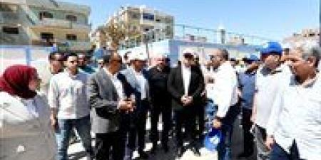 وزير الإسكان ومحافظ المنيا يتفقدان محطة معالجة صرف صحي برطباط بمركز مغاغة ضمن المبادرة الرئاسية "حياة كريمة"