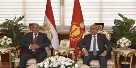محافظ بورسعيد يستقبل رئيس الأكاديمية العربية للعلوم والتكنولوجيا والنقل البحري