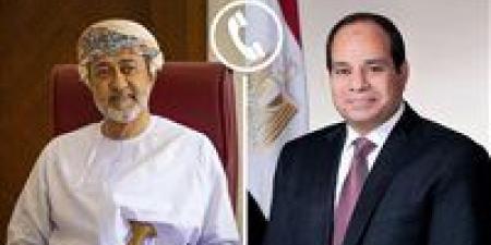 الرئيس السيسي وسلطان عمان يؤكدان أولوية العمل على وقف إطلاق النار بغزة
