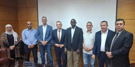 المحاصيل الحقلية تستقبل مدير مركز الارز الافريقي لبحث سبل التعاون