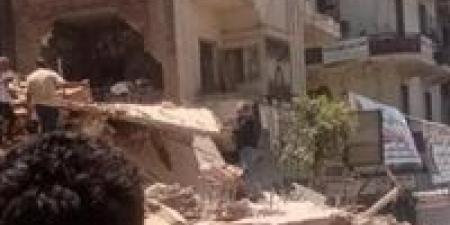 عاجل.. انهيار عقار مكون من 3 طوابق بشبرا.. وانتشال ضحايا