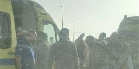 بالأسماء.. إصابة 9 أشخاص في حادث انقلاب سيارة ميكروباص بالبحيرة