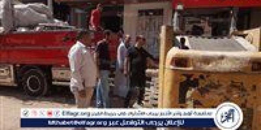 حملة إشغالات مكبرة بمدينة ساحل سليم بأسيوط