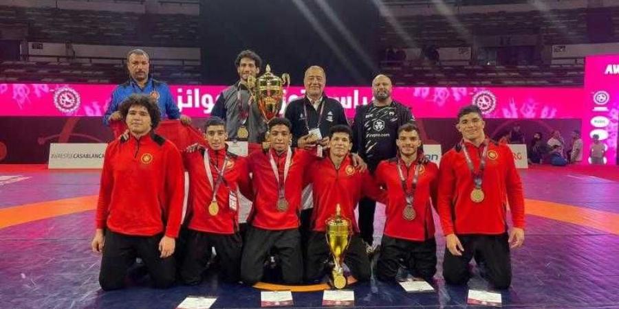 رئيس جامعة مدينة السادات تهنئ بطل المصارعة الحرة الفائز ببرونزية أفريقيا والمقامة بالمغرب