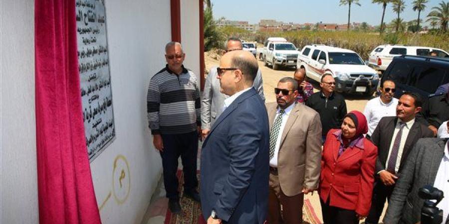 محافظ كفرالشيخ يفتتح محطة رفع صرف صحي بقرية الشهابية