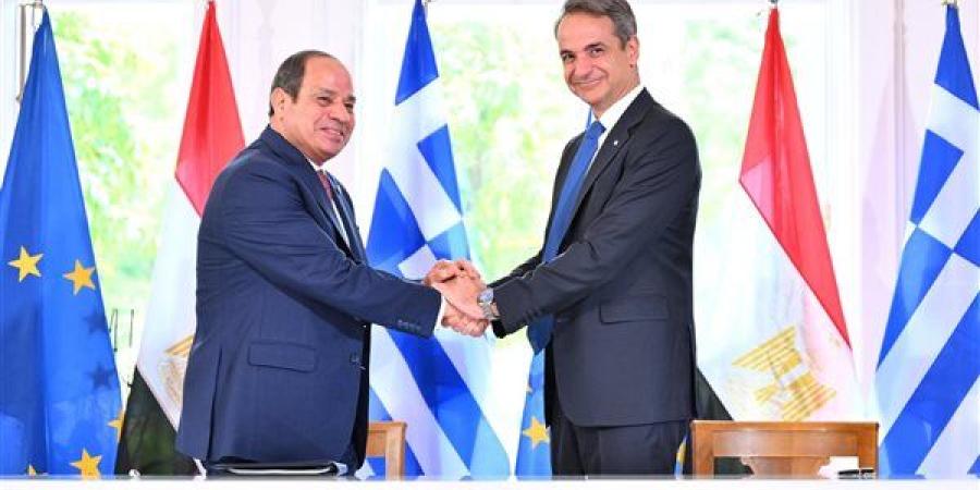 السيسي: مجلس التعاون مع اليونان نقلة نوعية في تعزيز العلاقات الثنائية