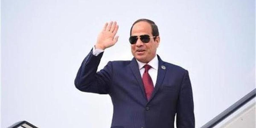 وصول الرئيس السيسي إلى أرض الوطن بعد زيارته لموسكو