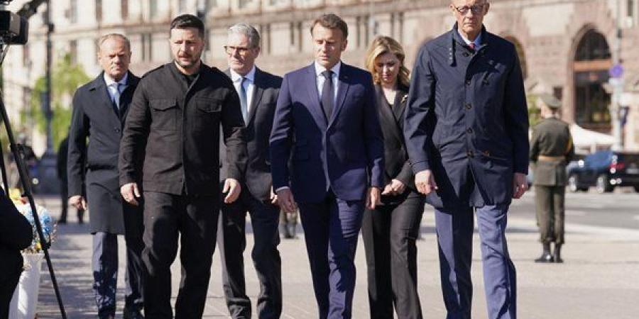 "الترويكا" الأوروبية وبولندا يؤكدون ضرورة الالتزام بوقف إطلاق النار بين أوكرانيا وروسيا