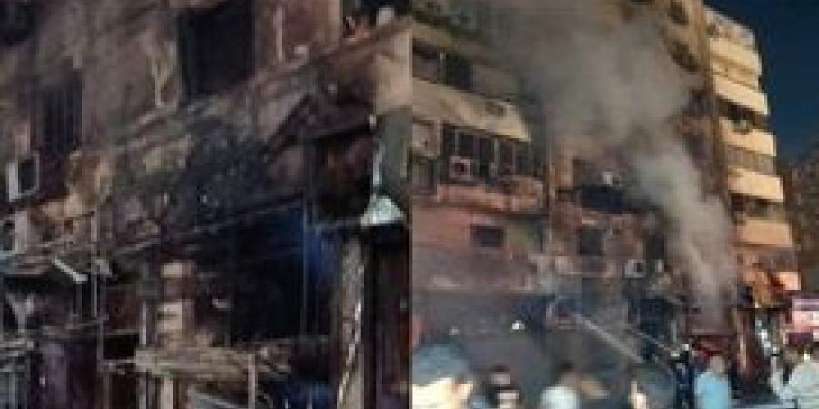 مصرع وإصابة 4 أشخاص في حريق مطعم مصر الجديدة