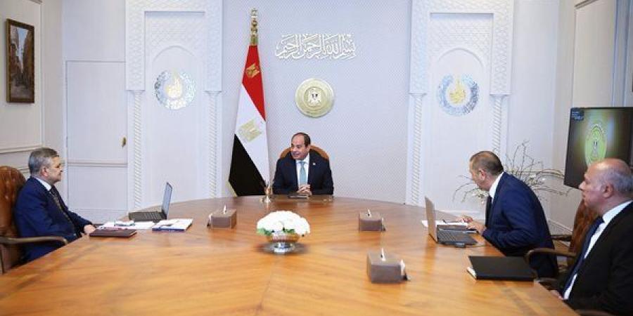 توجيهات حاسمة من السيسي لرئيسي هيئة قناة السويس وشركة ترسانة جنوب البحر الأحمر