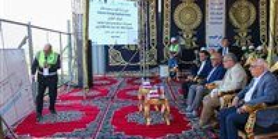 رئيس الهيئة العربية للتصنيع يتفقد أعمال إنشاء مصانع تدوير المخلفات الصلبة بمحافظة كفر الشيخ
