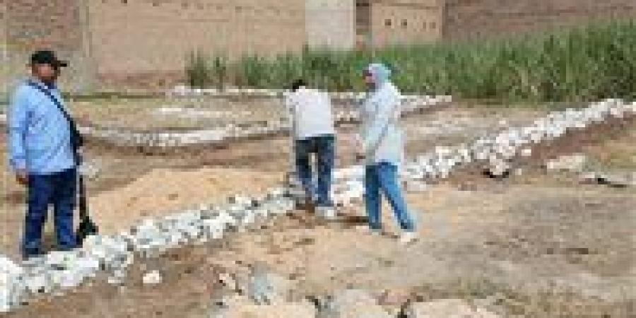إزالة 5 حالات تعدٍ على الأراضي الزراعية وأملاك الدولة بقرية السلامية بنجع حمادي