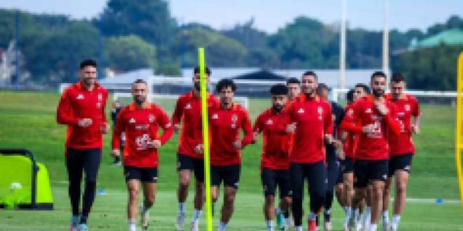 الأهلي يختتم استعداداته لمواجهة البنك الأهلي في دوري نايل