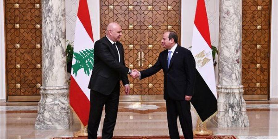 10 صور ترصد تفاصيل المباحثات المصرية اللبنانية بالقاهرة