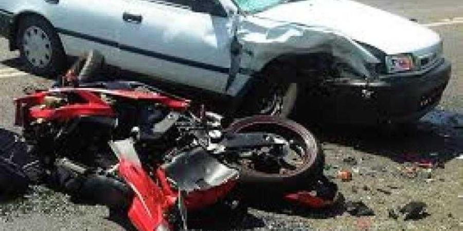 مصرع شخصين في حادث تصادم بين سيارة ودراجة نارية على طريق مصر – الإسكندرية الزراعي